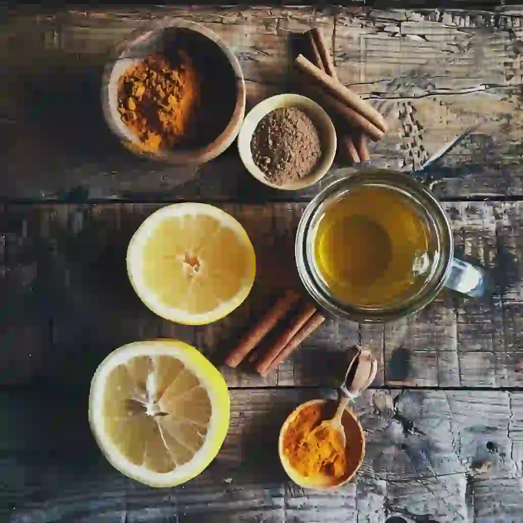 honey trick recipe for memory loss- Ingredients for memory-supporting honey drink – raw honey, lemon, cinnamon, turmeric