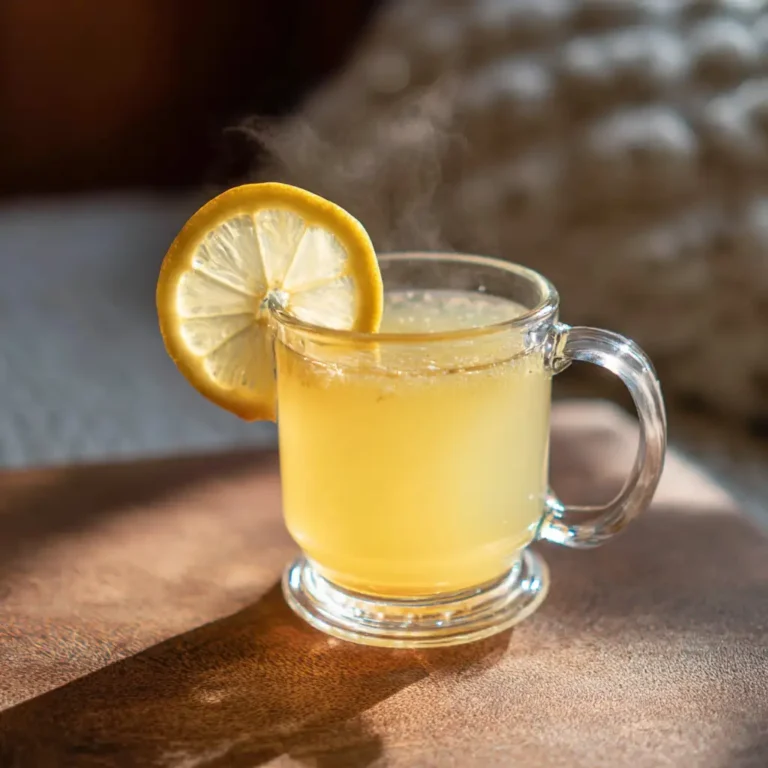 Cozy living room scene with someone holding a warm mug of the jello weight loss