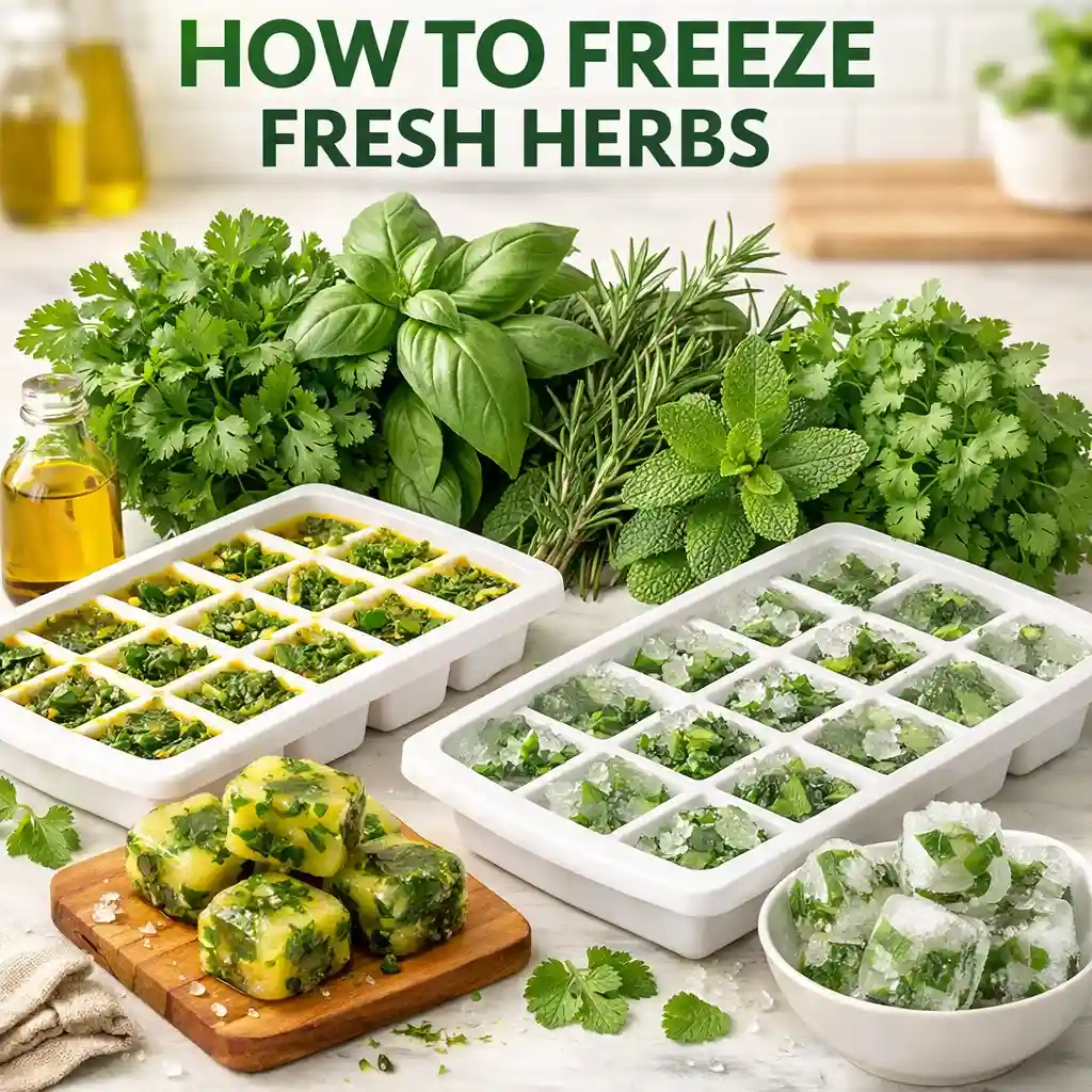 How to Freeze Fresh Herbs the Easy Way