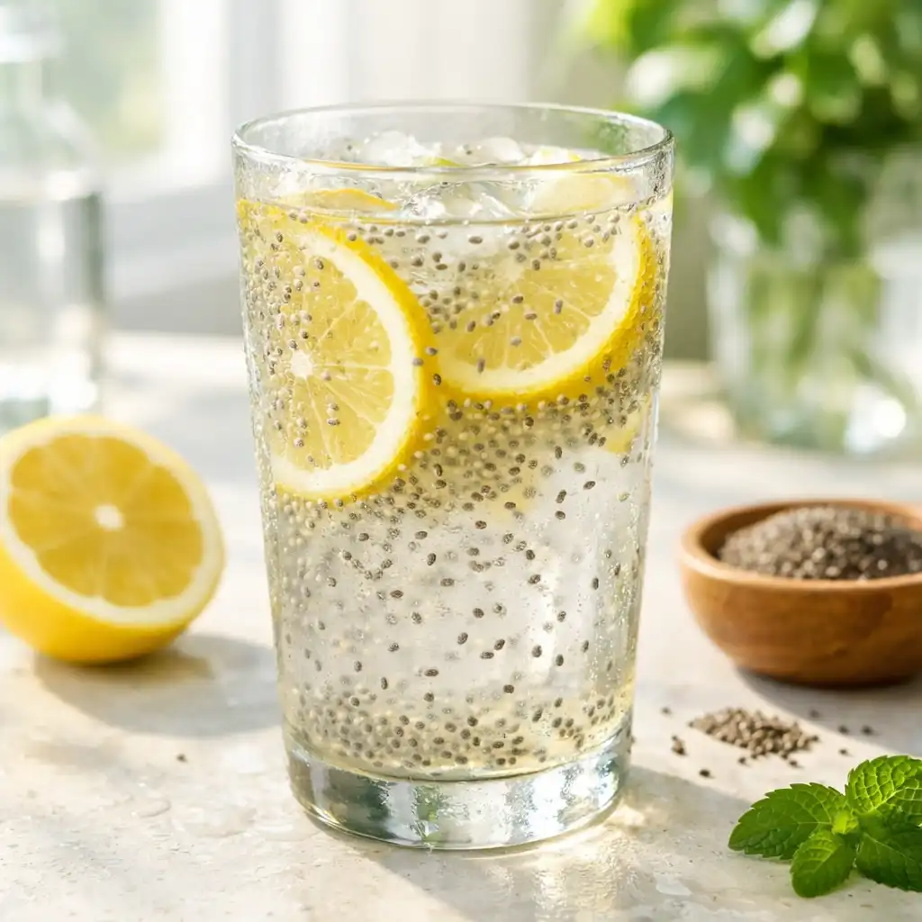Chia Fresca Hydration Drink: Simple Refreshing Chia Lemon Water Recipe