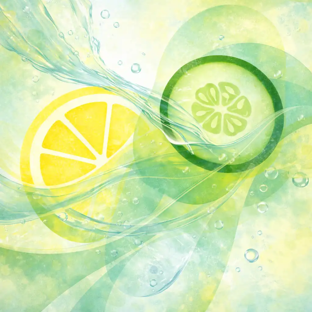 Soft lifestyle wellness scene emphasizing natural hydration habits